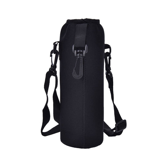 Insulated Neoprene Bottle Carrier with Adjustable Shoulder Strap, 33.8 Ounce
