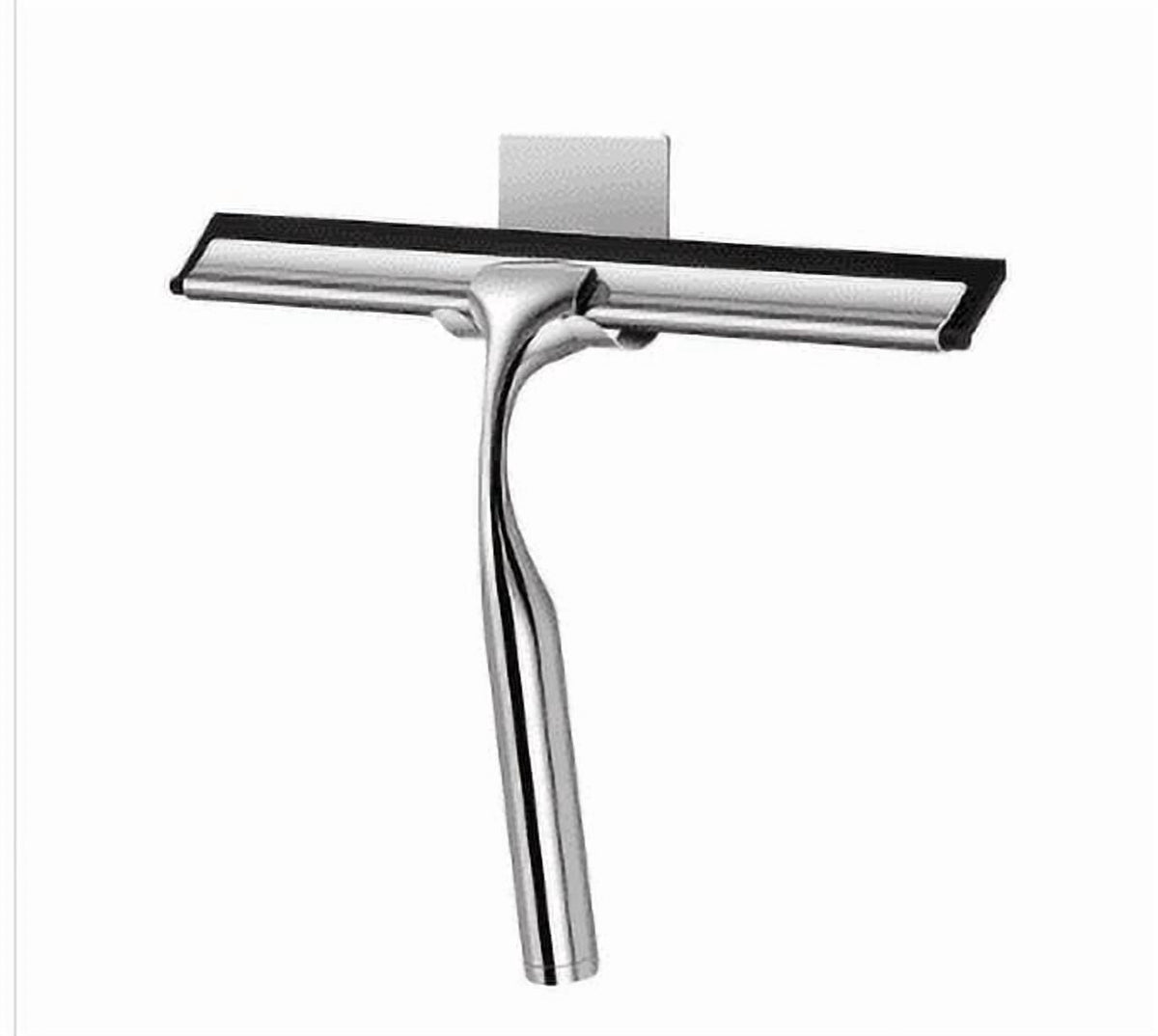 Stainless Steel Shower Squeegee with Silicone Blade for Glass and Tile - Image 2
