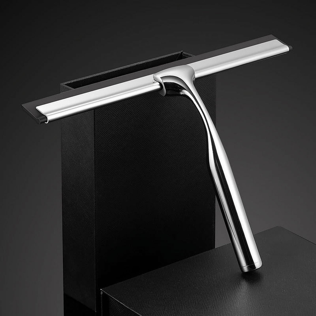 Stainless Steel Shower Squeegee with Silicone Blade for Glass and Tile - Image 5