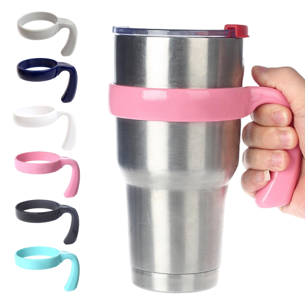 Tumbler Handle Attachments, Two Grips for 20 and 30 Ounce Cups - Image 2