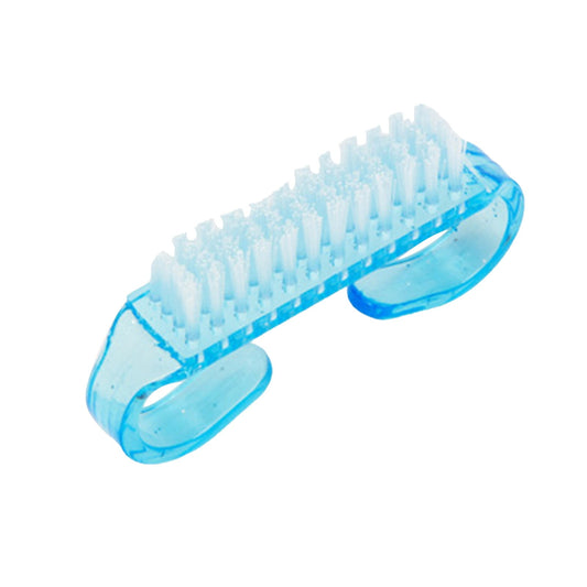 Nail Scrub Brush Set with Curved Grips for Fingernails and Toenails