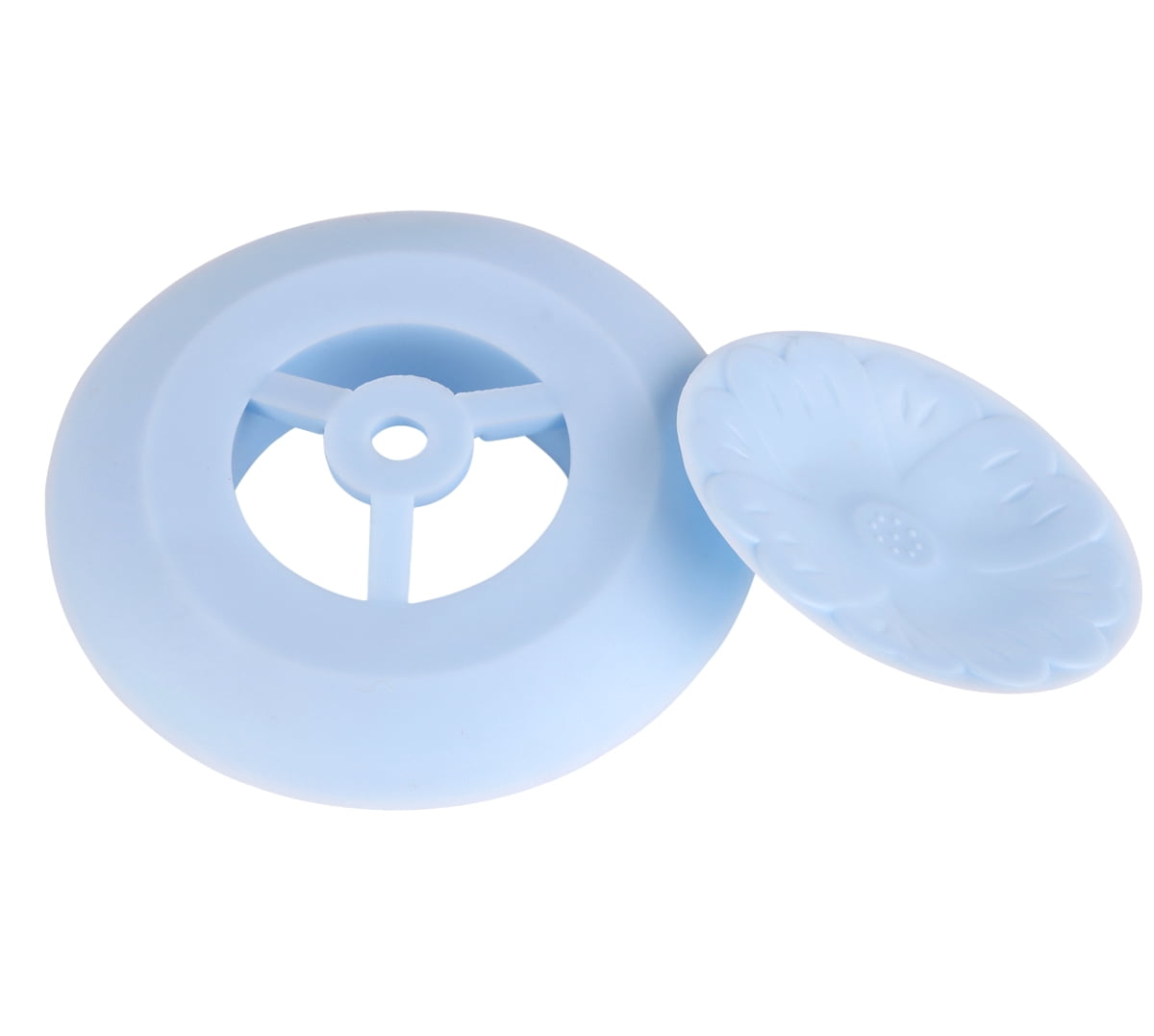 Rubber Sink and Bathtub Drain Stoppers with Hair Catchers, Set of Three - Image 6