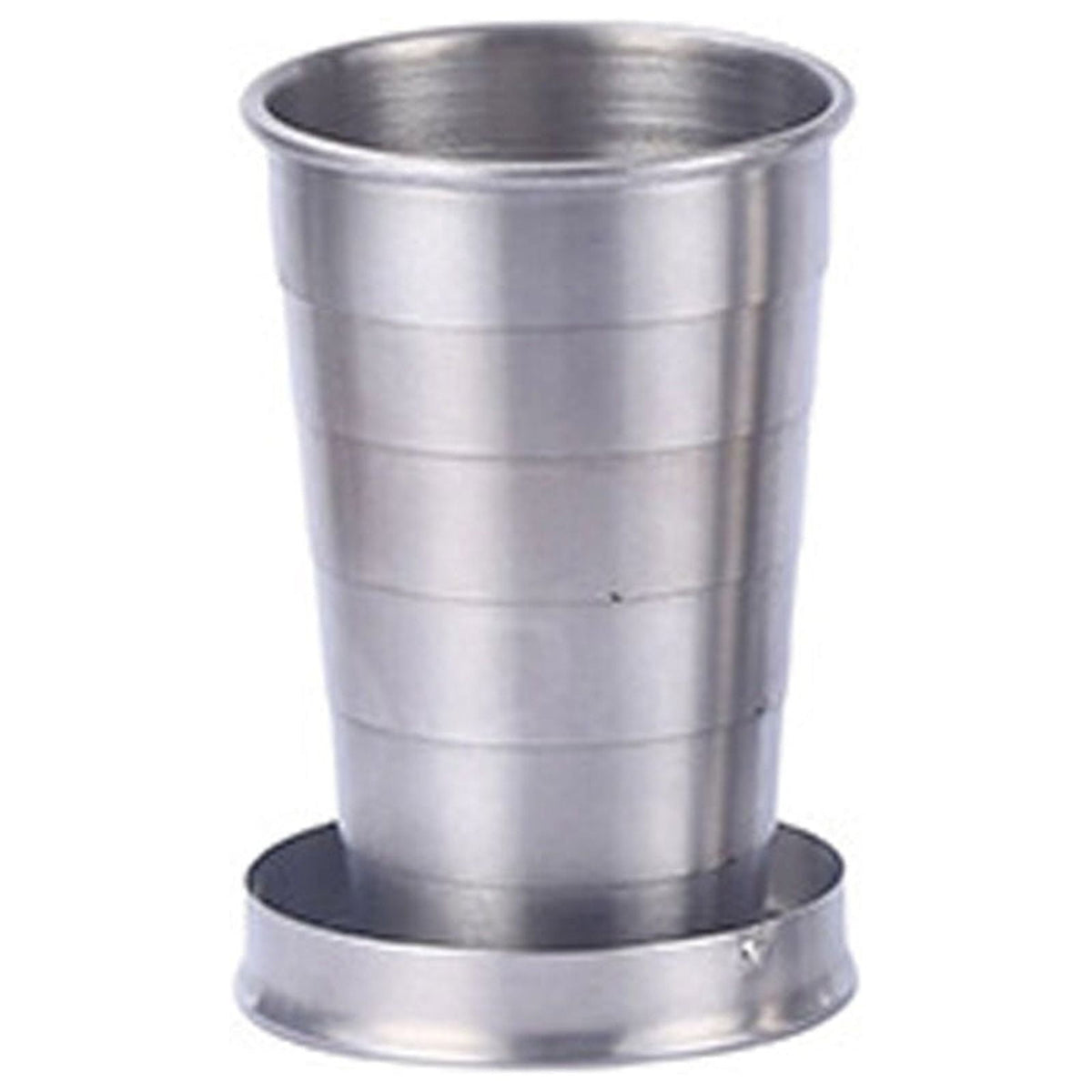 Collapsible Stainless Steel Travel Cup, Pocket-Sized and Leak-Resistant