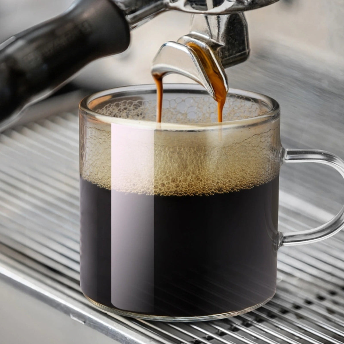 Heat-Resistant Borosilicate Glass Mug with Handle for Tea and Coffee - Image 4