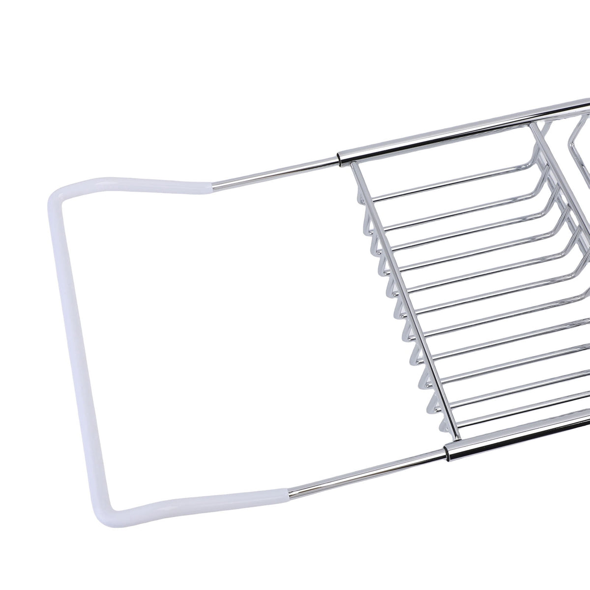 Expandable Bathtub Caddy Tray in Stainless Steel, Extends 25 to 38.4 Inches - Image 6