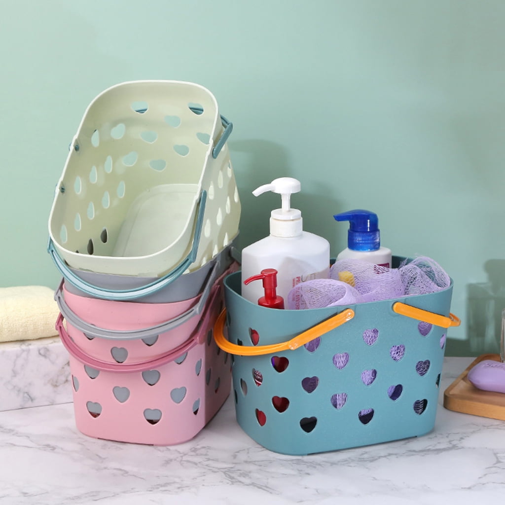 Portable Shower Caddy Tote with Carry Handle and Drainage Holes - Image 4