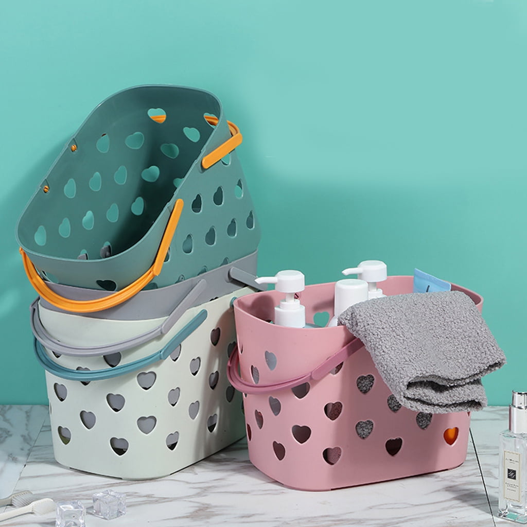 Portable Shower Caddy Tote with Carry Handle and Drainage Holes - Image 2