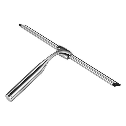 Stainless Steel Shower Squeegee with Silicone Blade for Glass and Tile