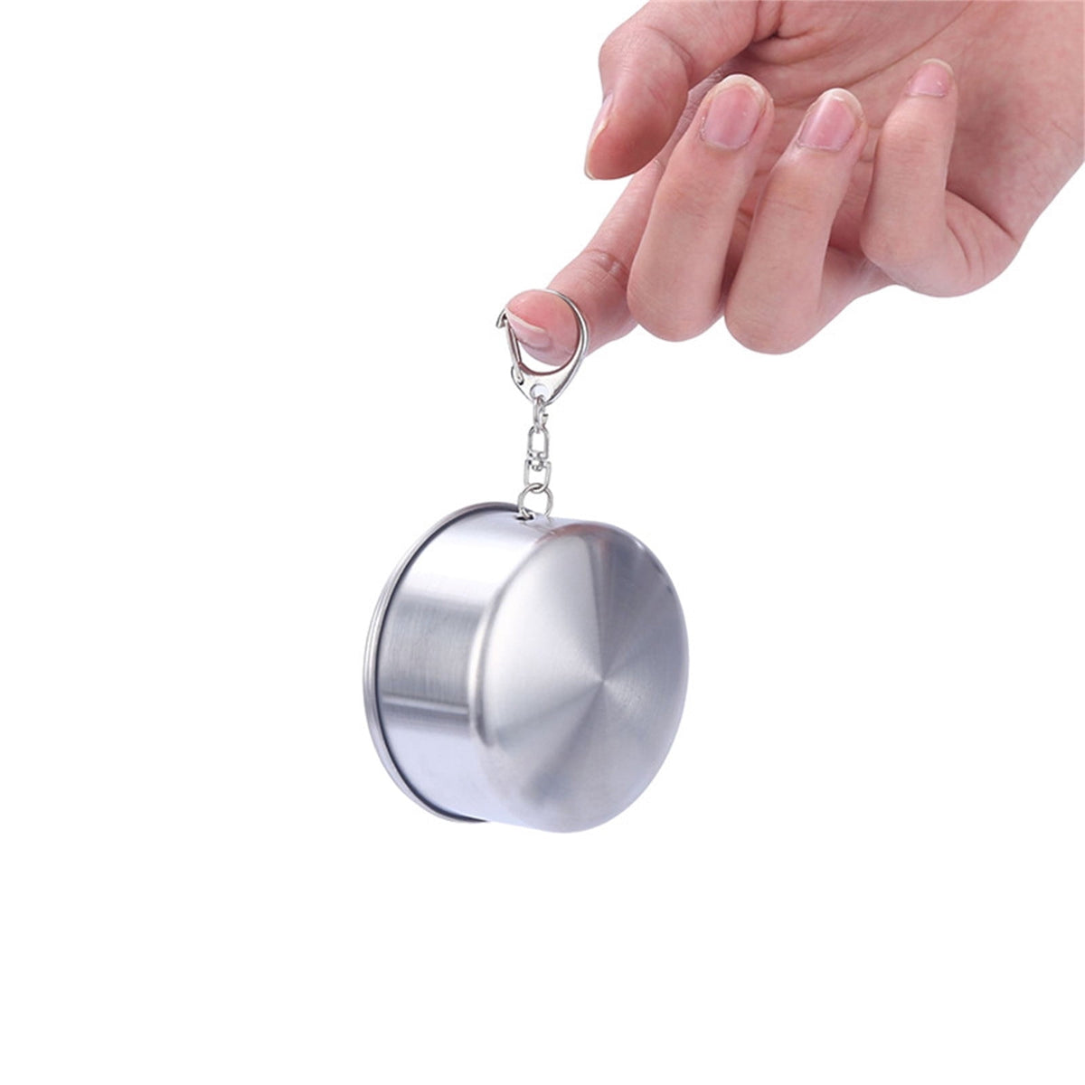 Collapsible Stainless Steel Travel Cup, Pocket-Sized and Leak-Resistant - Image 5