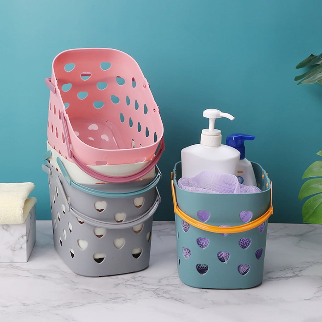 Portable Shower Caddy Tote with Carry Handle and Drainage Holes - Image 3